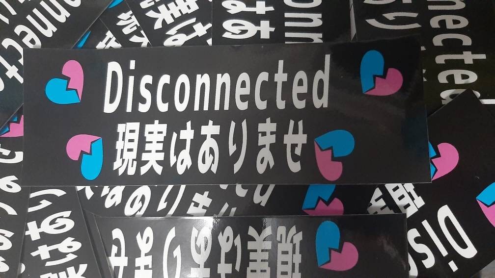 Disconnected "No Reality" Slap Clearing Sale